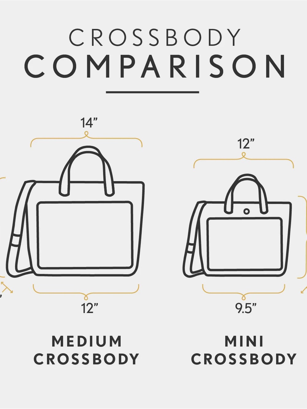 Portland Leather Goods “Nutmeg” Mini Crossbody Tote - Picture 7 of 8